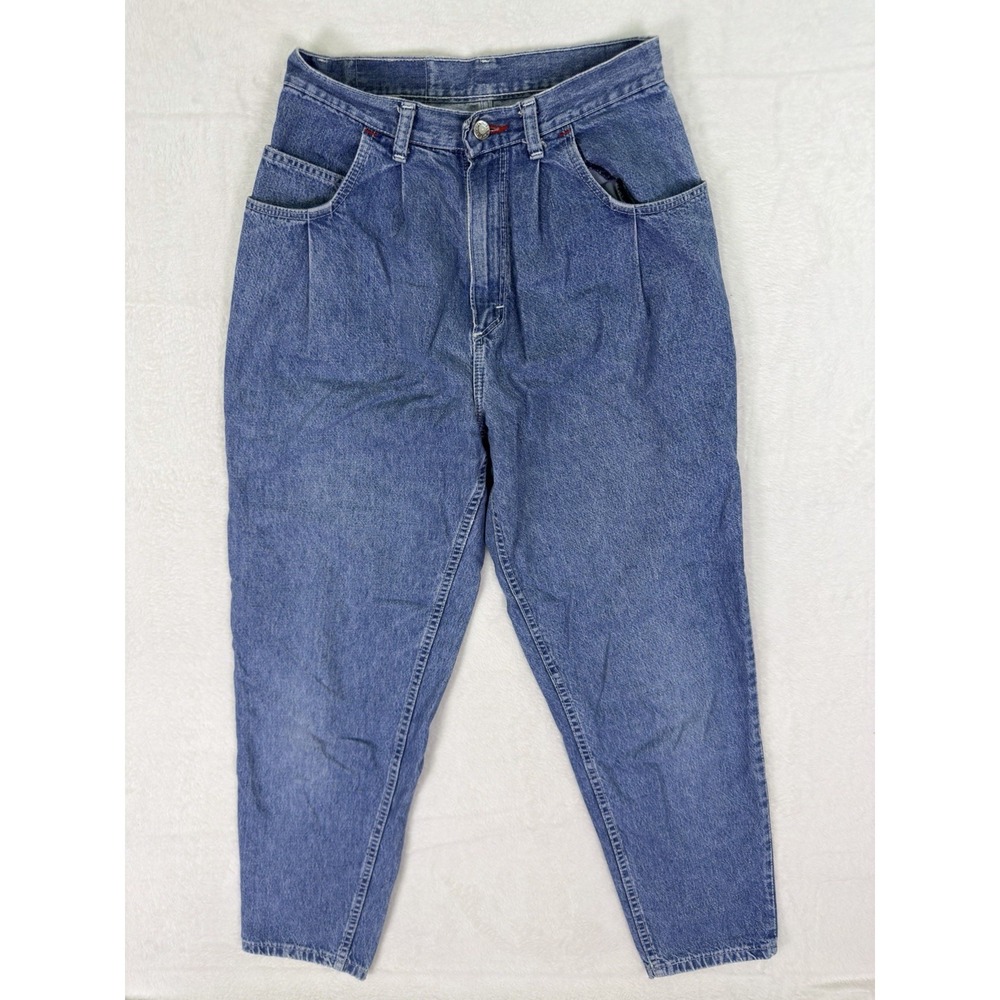 Vintage Wrangler Jeans Womens 10M Blue Mom Medium Wash‎ High Rise Made In USA